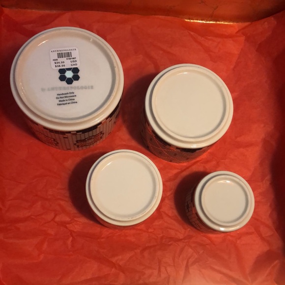 NWT Anthropologie Bistro Tile measuring cup set. New, never used. - Picture 6 of 6